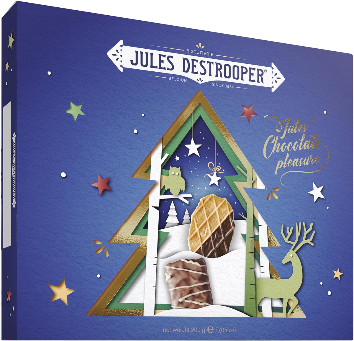 Jules Destrooper - Jules Jingle Bells chocolate pleasure, doos van 200 g