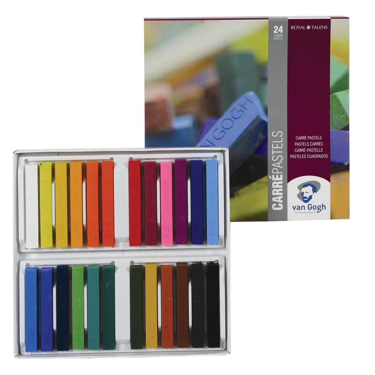 Van Gogh - pastels secs, boîte de 24 pastels
