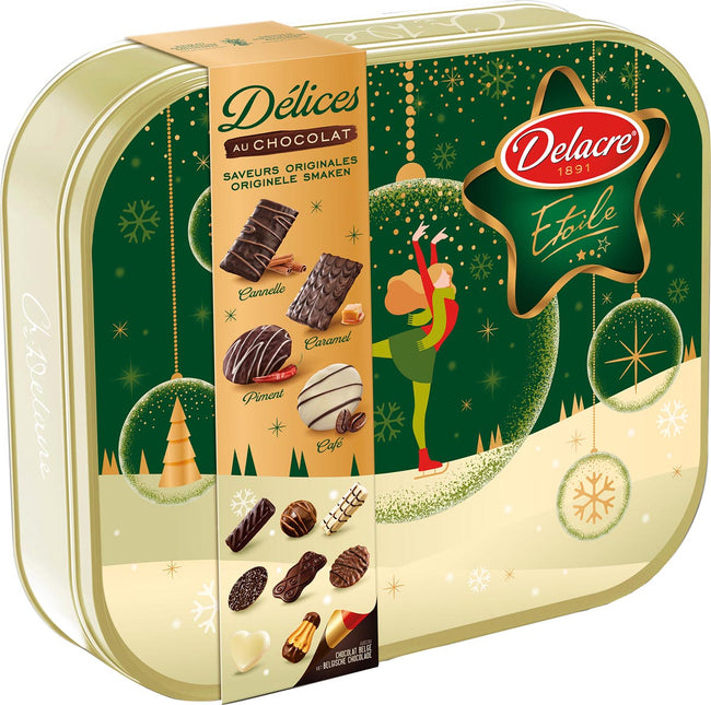 Delacre - Delacre Délices au chocolat, blikken doos van 485 g