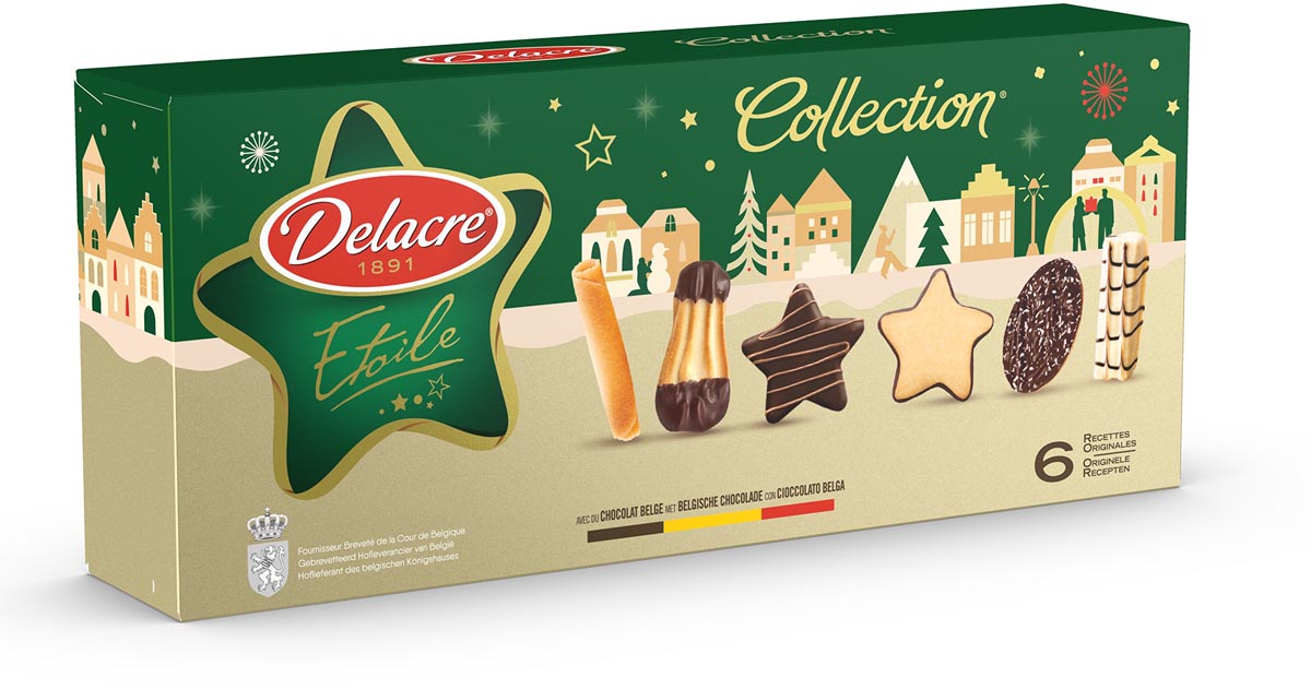 Delacre - Delacre ster collection, doos van 150 g