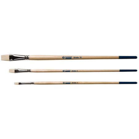 Talens Art Creation – Art Creation Pinselset Schweineborsten flach, Set mit 3 Pinseln