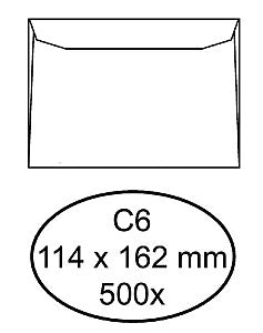 Quantore - Banque enveloppe C6 114x162mm blanc 500 pièces