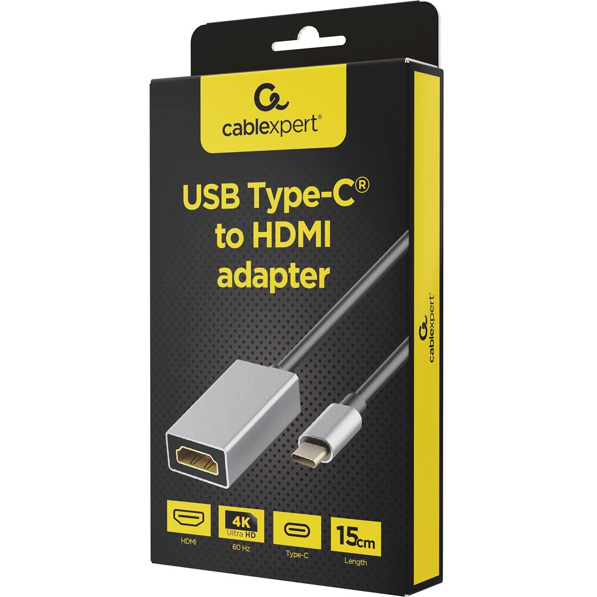 Cablexpert -  Cablepert adapter USB-C naar HDMI , 0,15 m