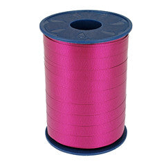 Curly Ribbon 10mm x 250 Meter Farbe Pink Hart Pink 606