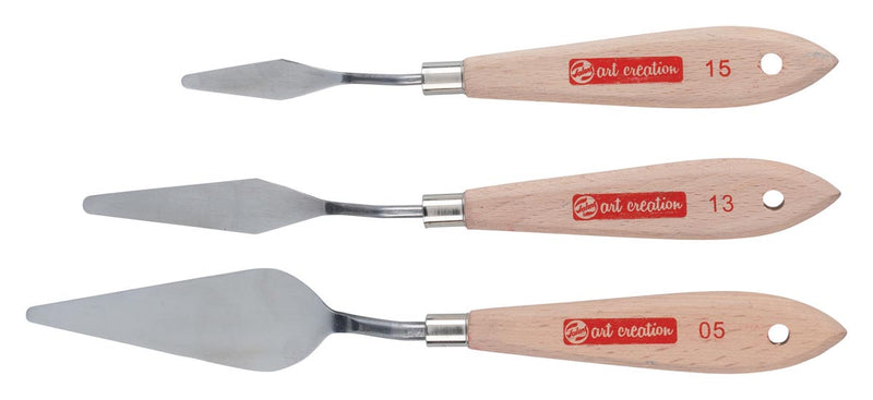 Talens Art Creation -  Art Creation schildersmes, set met 3 stuks