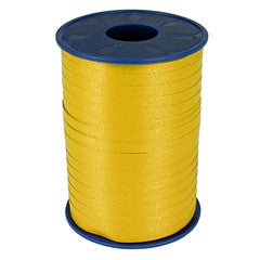 Curly Ribbon 5 mm x 500 Meter Farbe gelb Jaune 605