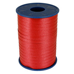 Lockiges Band 5 mm x 500 Meter Farbe Rot Nol 609