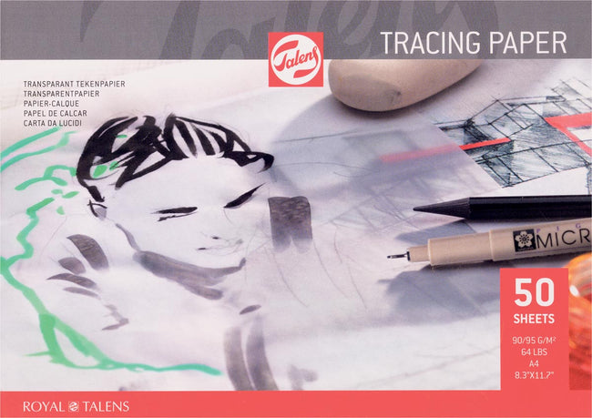 Talens - tracing paper, 90 g/m², ft A4
