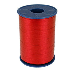 Curly Ribbon 10mm x 250 Meter Farbe Rot Nol 609