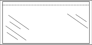 CleverPack - Paklijstenvelop zelfklevend onbedrukt 230x110mm pak à 10..