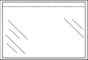 Cleverpack - Packliste Selbstadhäsive Blanco 230x155mm 100st | 10 Stücke