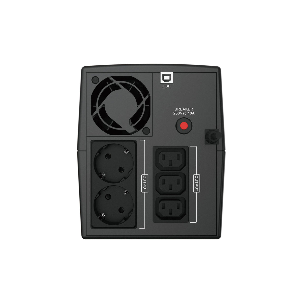 CONCEPTRONIC -   ZEUS04EM UPS Line-interactive 2,2 kVA 1320 W 5 AC-uitgang(en)