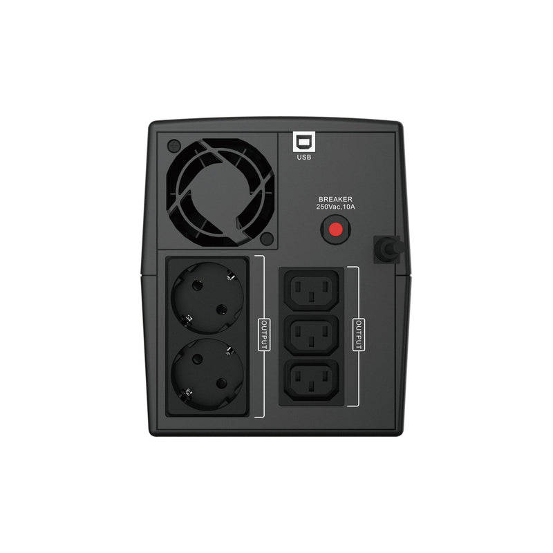CONCEPTRONIC -   ZEUS04EM UPS Line-interactive 2,2 kVA 1320 W 5 AC-uitgang(en)