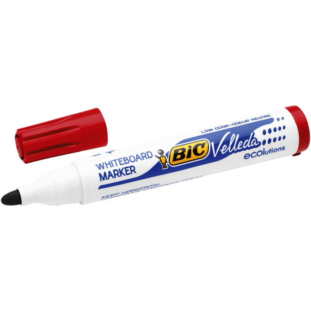 BIC - Filz -Tip Pen BIC 1701 Whiteboard um L Rood | Außenschachtel ein 12 Stück