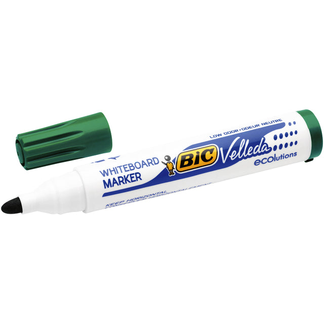 Bic - Viltstift 1701 whiteboard rond groen 1.4mm