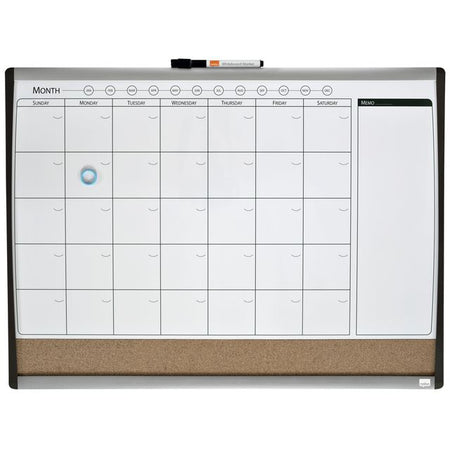 Nobo -  Whiteboard  planner prikbord 585x430mm | 6 stuks