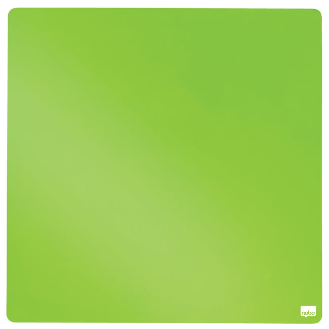 Nobo - Pizarra blanca 36x36cm verde magnética