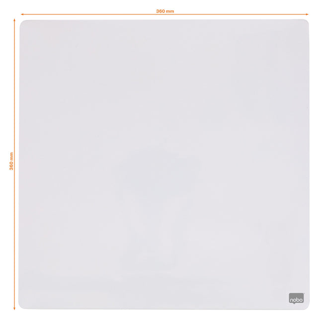 Nobo - Whiteboard tile 36x36cm white magnetic