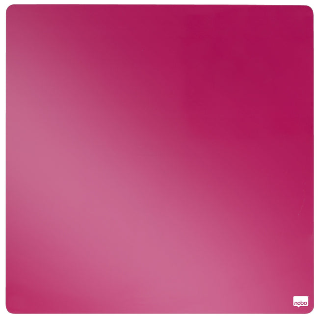 Nobo - Whiteboard-Fliese 36x36cm rosa magnetisch