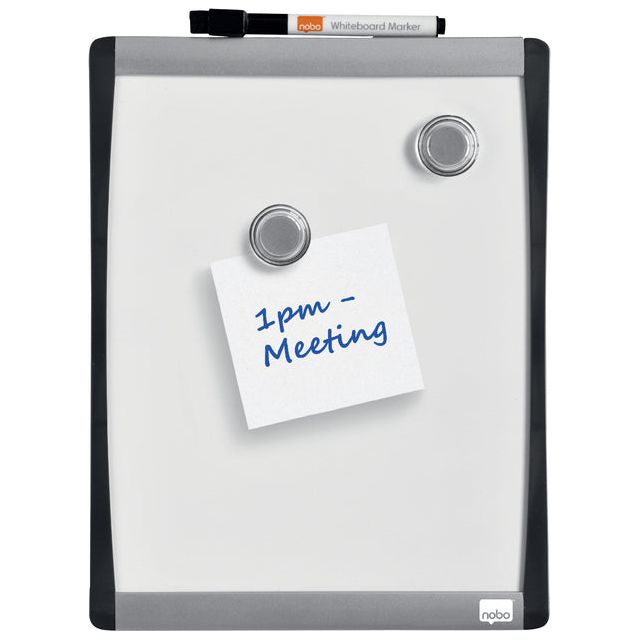 Nobo - Whiteboard 28x21.5cm gewelfd | 6 stuks