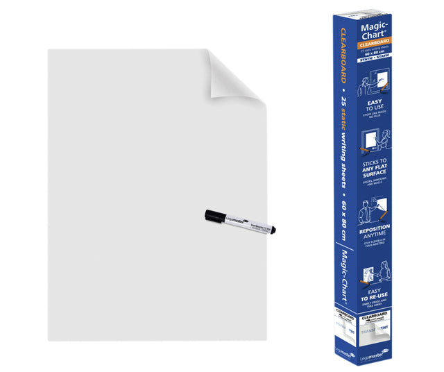 Legamaster - Magic -Chart Legamaster Whiteboard 60x80cm Persp | Rouler une feuille de 25