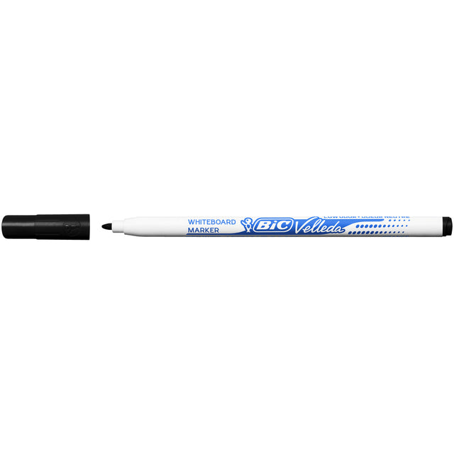 BIC - Felt -tip Pen Bic 1721 Blanc Blanc Around F Black | 24 pièces