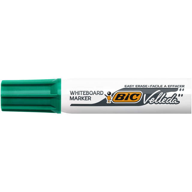 Bic - Viltstift 1781 whiteboard schuin groen 3.2-5.5mm | 12 stuks