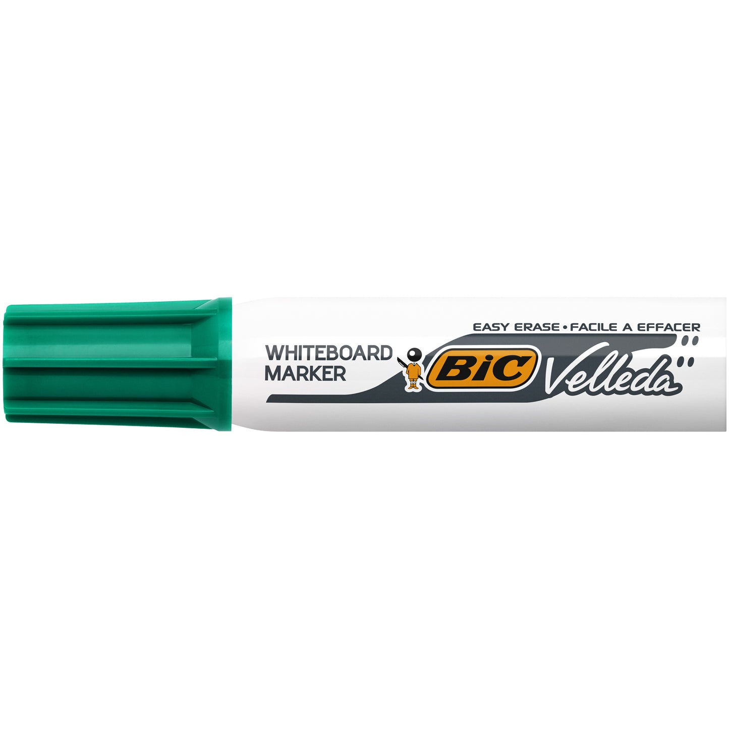 Bic - Rotulador para pizarra Velleda 1781 diagonal grande verde | 12 piezas