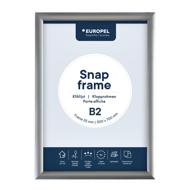 Europel - Cornice a clic staccabile B2 50cmx70cm 25mm