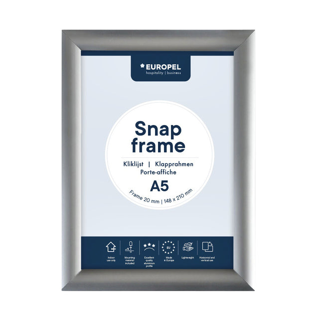 Europel - Cadre à pression détachable A5 25mm
