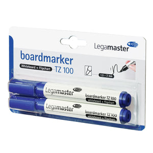 Legamaster -  Whiteboardmarker  tz100 2mm 2st bl