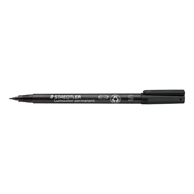 Staedtler - Rotulador Lumocolor 313 permanente S negro | 10 piezas