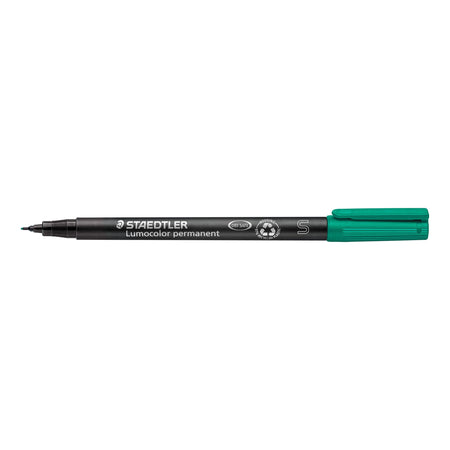 Staedtler - Rotulador Lumocolor 313 permanente S verde | 10 piezas