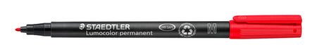 Staedtler - Pennarello Lumocolor 317 permanente M rosso