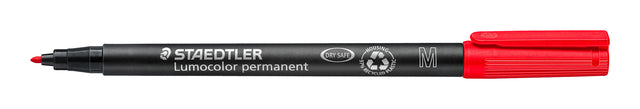 Staedtler -  Viltstift ohp lumo m 317 perm rood | 10 stuks