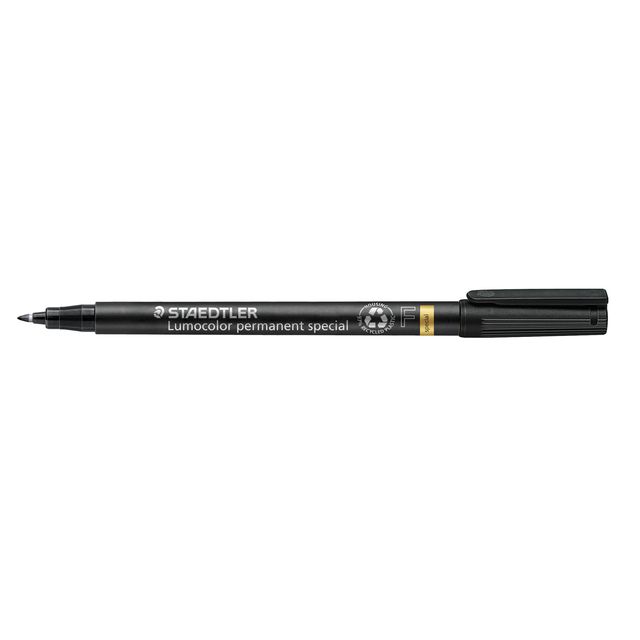 Staedtler - Pennarello Lumocolor 319 speciale permanente F nero | 10 pezzi