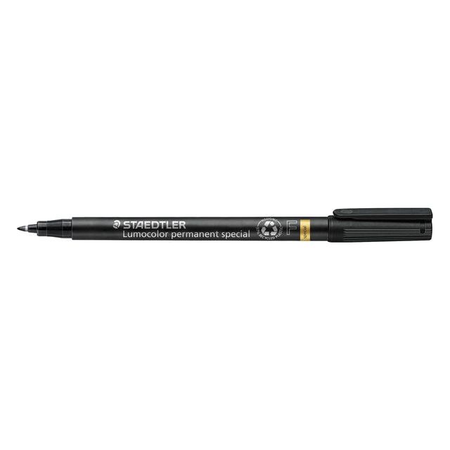 Staedtler - Felt -tip Pen ohp lumo f 319 perm spécial zw | Boîte extérieure une pièce de 10