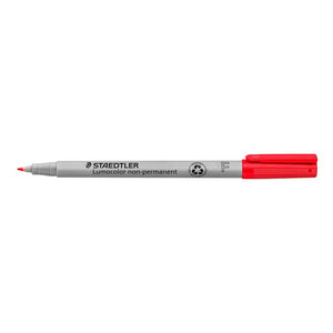 Staedtler - Filzstift Lumocolor 316 non permanent F rot | 10 Stück