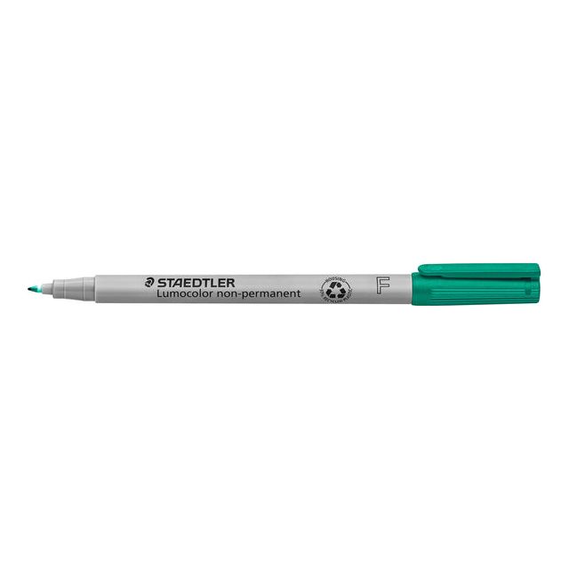 Staedtler - Filz -Tip Pen OHP Lumo F 316 Nicht -Perm Green | Außenschachtel ein 10 Stück