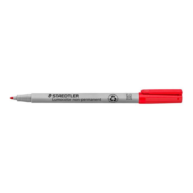 Staedtler - Filz -Tip Pen OHP Lumo M 315 Non Perm Red | Außenschachtel ein 10 Stück