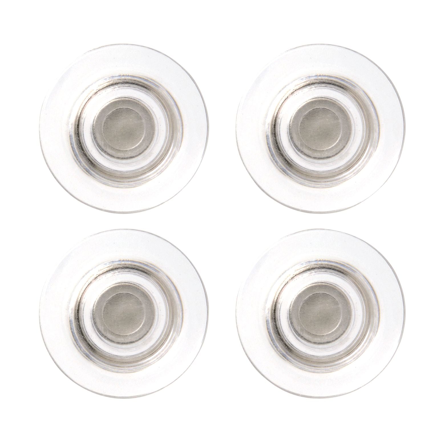Nobo - Imán para tablero de vidrio extra fuerte 32mm transparente 4 piezas