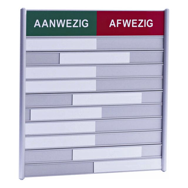 Posta - Infobord Posta On/Abwesenheitzeichen 10 Plätze | 1 Stück