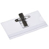 Europel - Rimuovi badge con clip e spilla 75x40mm 24pz