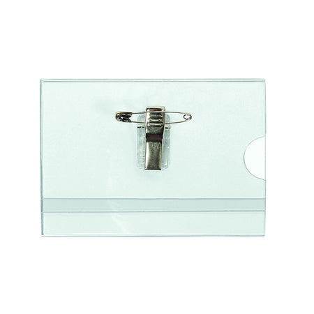 Quantore - Badge avec clip et épingle 60x90mm | 24 pièces