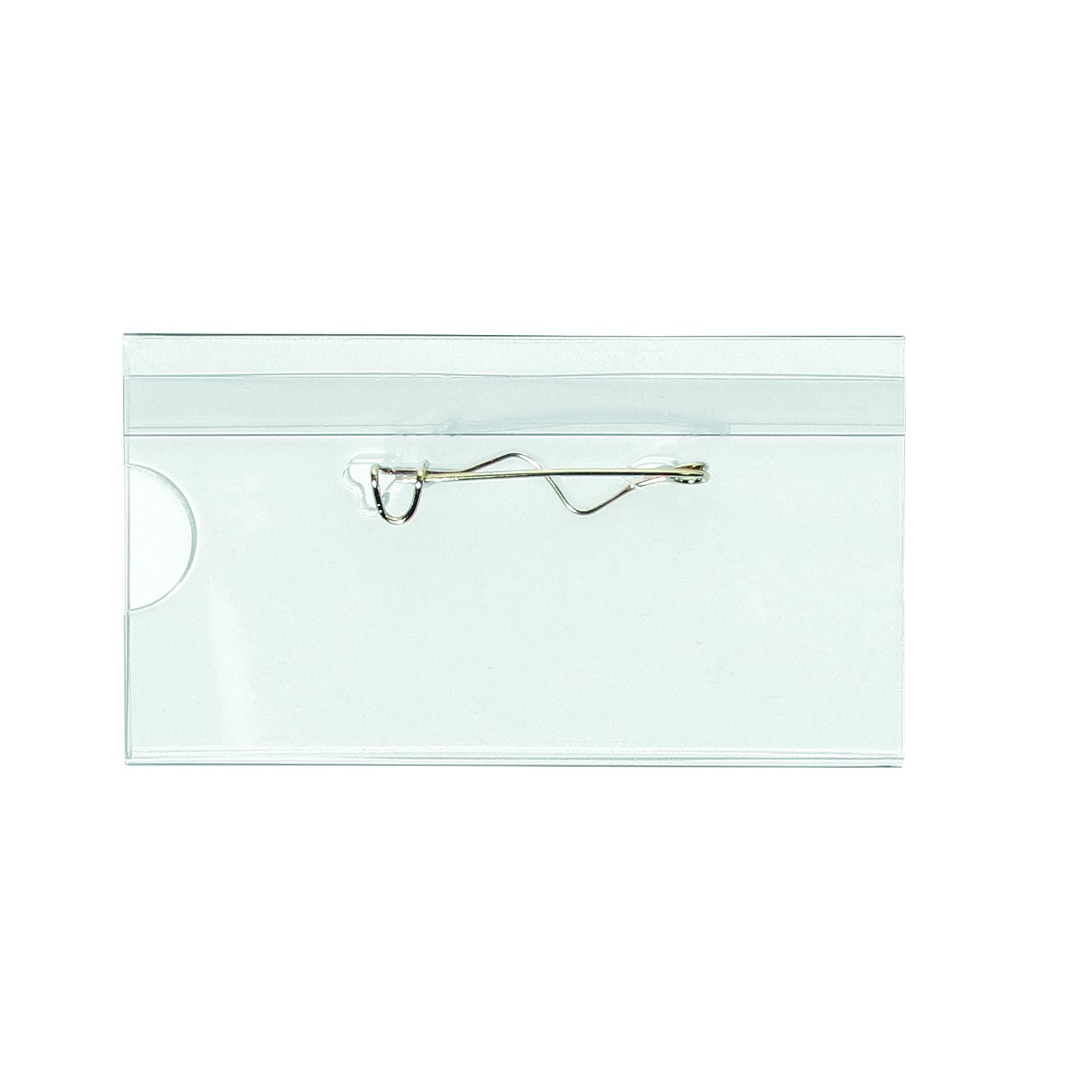 Quantore - Spilla porta badge 40x75mm | 24 pezzi