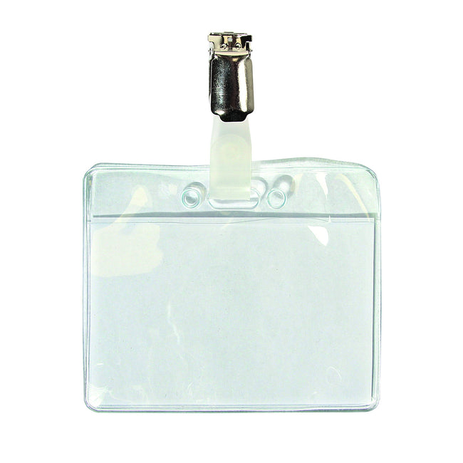 Quantore - Badge con clip 60x90mm