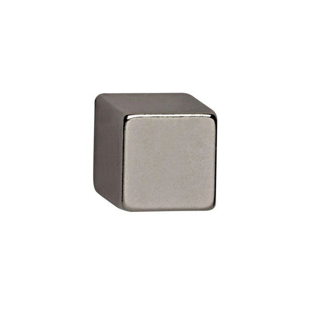 Maul - Magnet Neodym Würfel 10x10x10mm 3,8kg Nickel 4 Stück