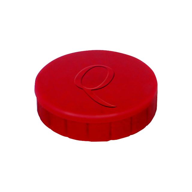 Quantore - aimant 32 mm 800gr rouge 10 pièces | Box A 10 pièces | 12 pièces