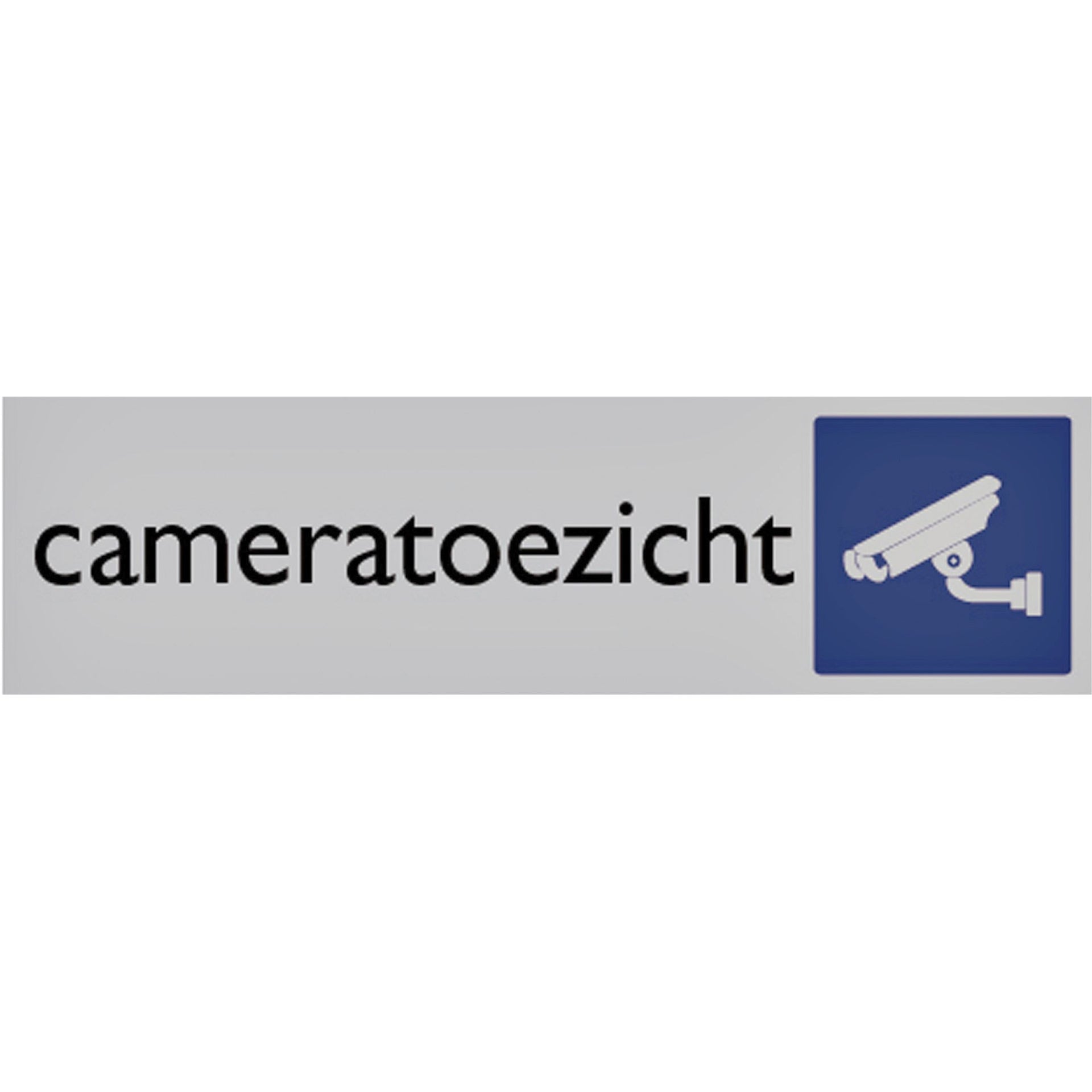 Posta - Information board icon camera surveillance 165x44mm