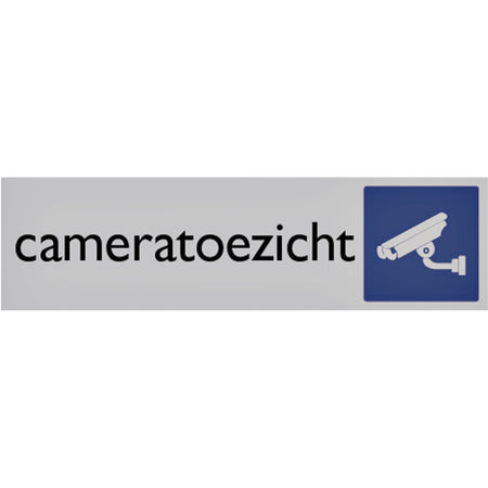 Posta -  Infobord pictogram cameratoezicht 165x44mm